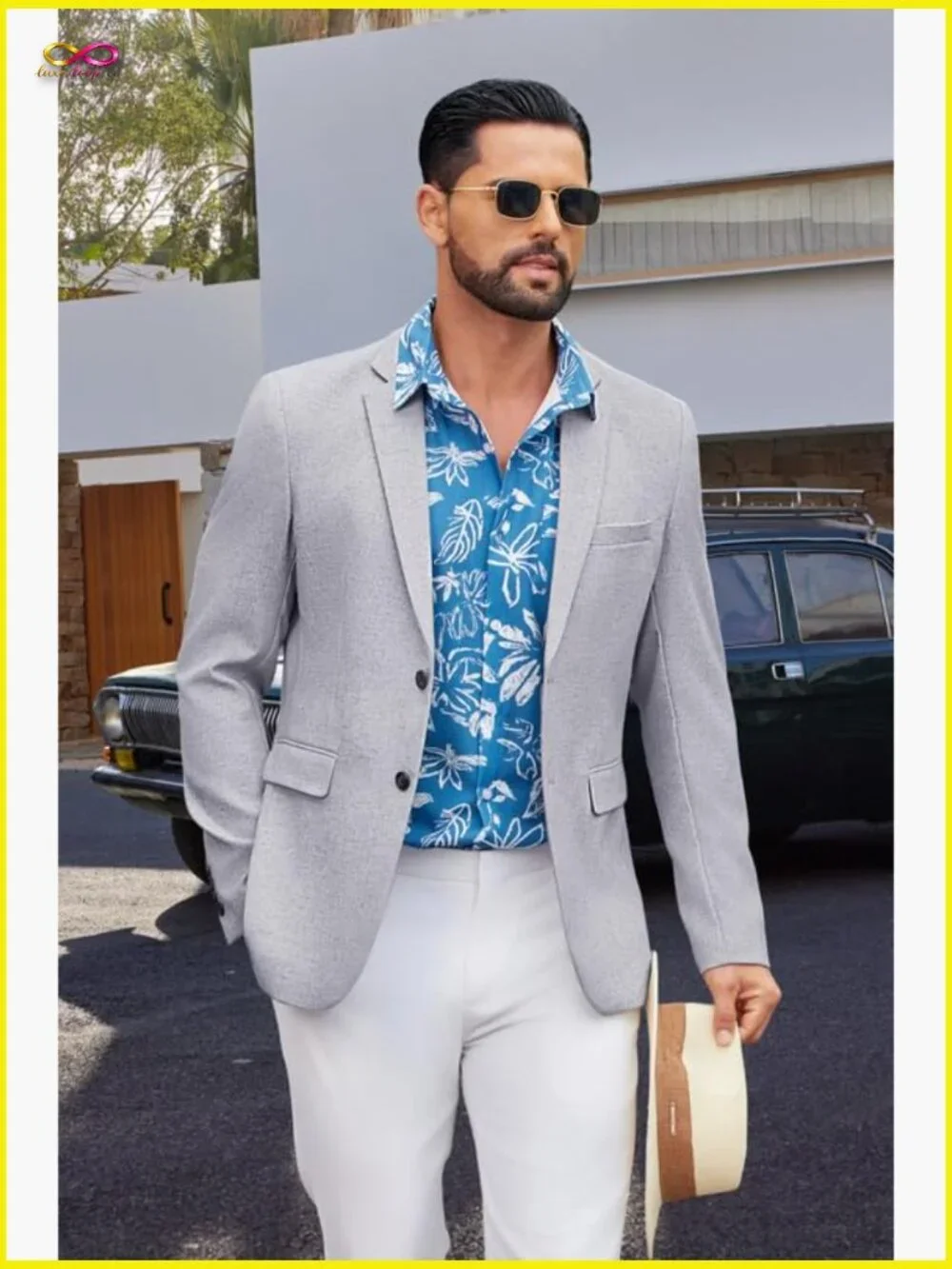 Lightweight Linen Blazer Classic Tailored Fit Business Casual Sport Coat - Picture 4 of 7